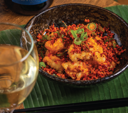 Salt and Chilli King Prawns